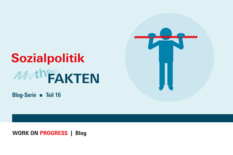 Figur klammert sich an rotes Seil