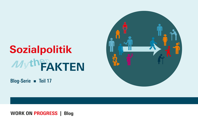 Gruppen von jüngeren und älteren Menschen