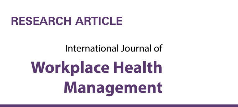 International Journal of Workplace Health Management