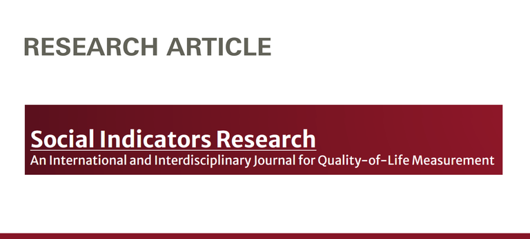 Social Indicators Research journal