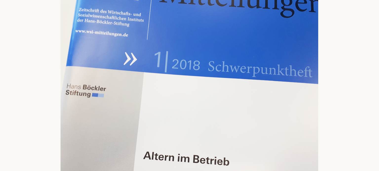 Foto: Cover der WSI-Mitteilungen