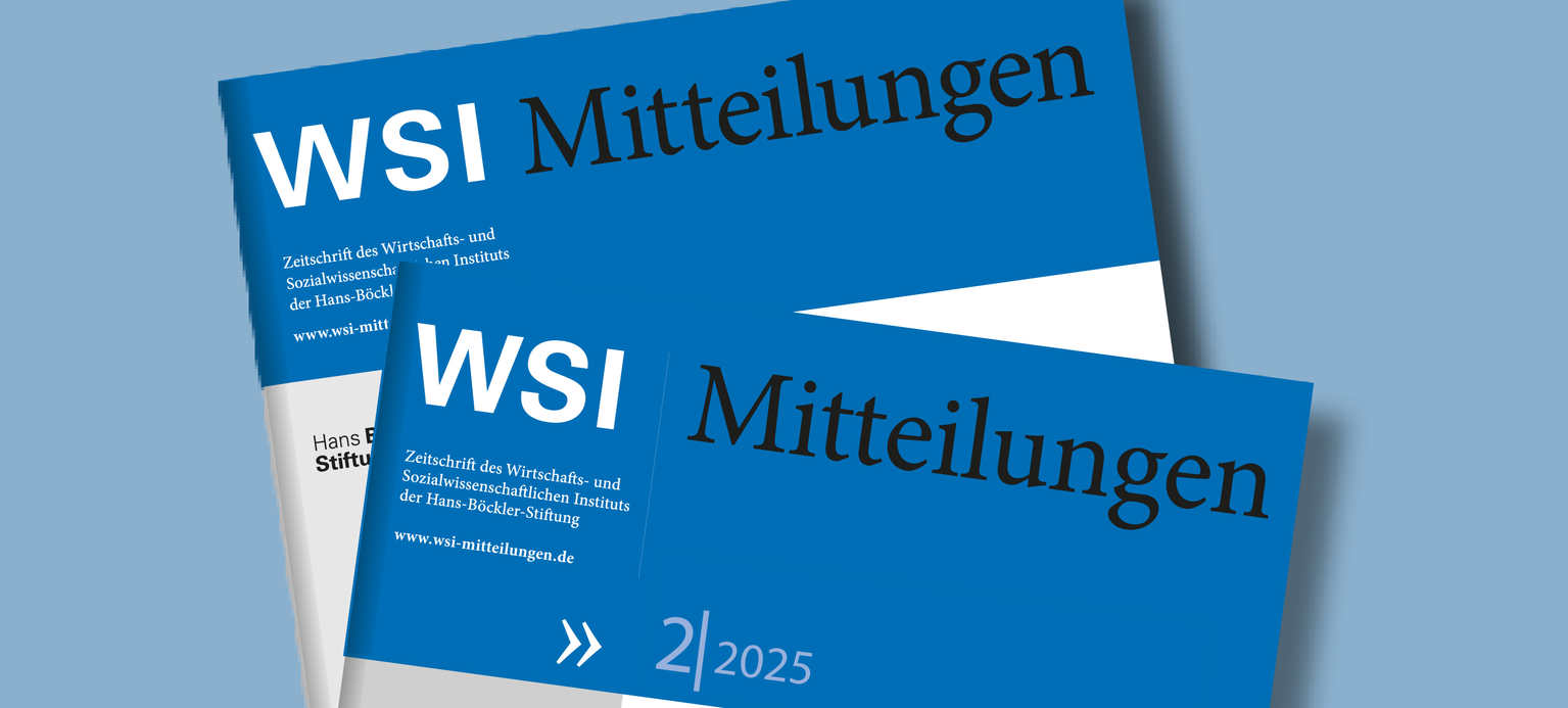 Foto: Cover der WSI-Mitteilungen