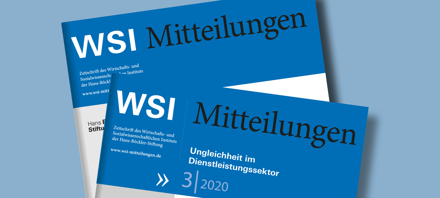 Foto: Cover der WSI-Mitteilungen