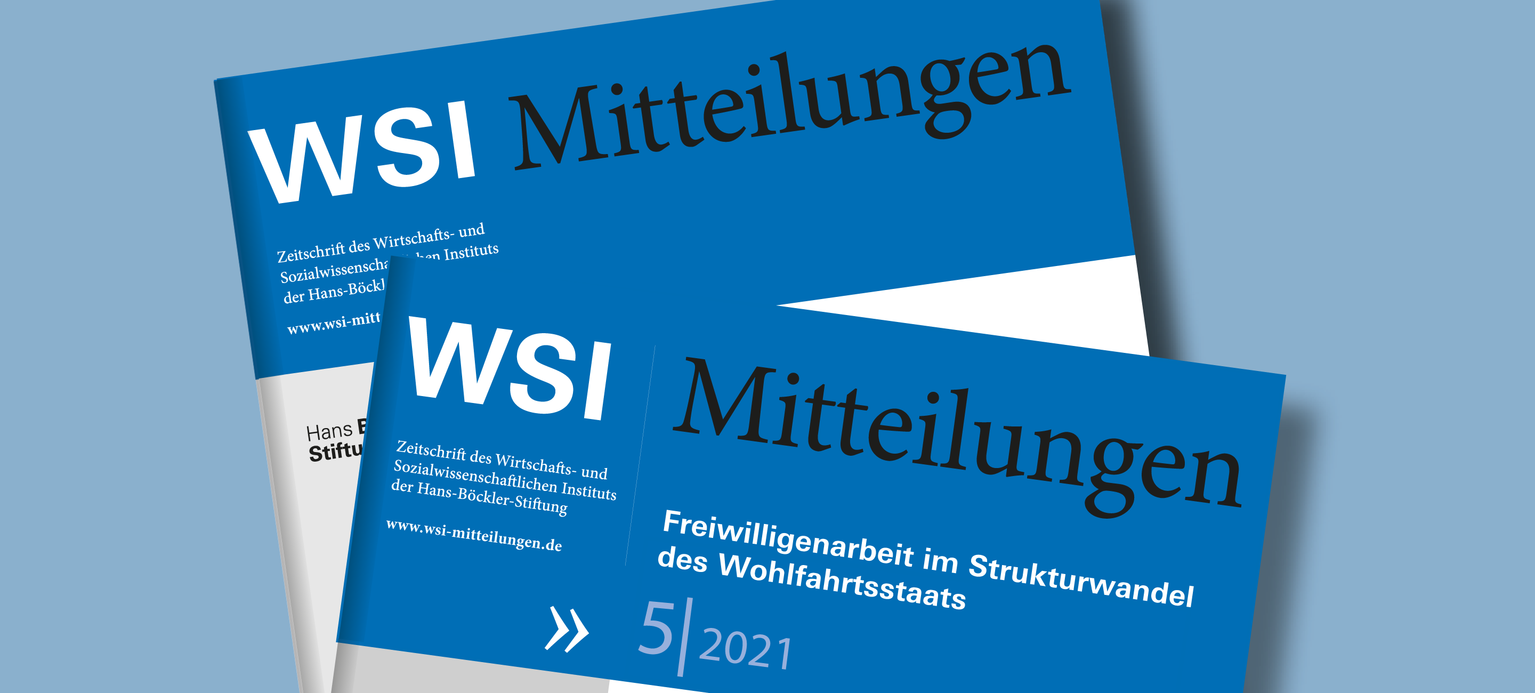 Foto: Cover der WSI-Mitteilungen
