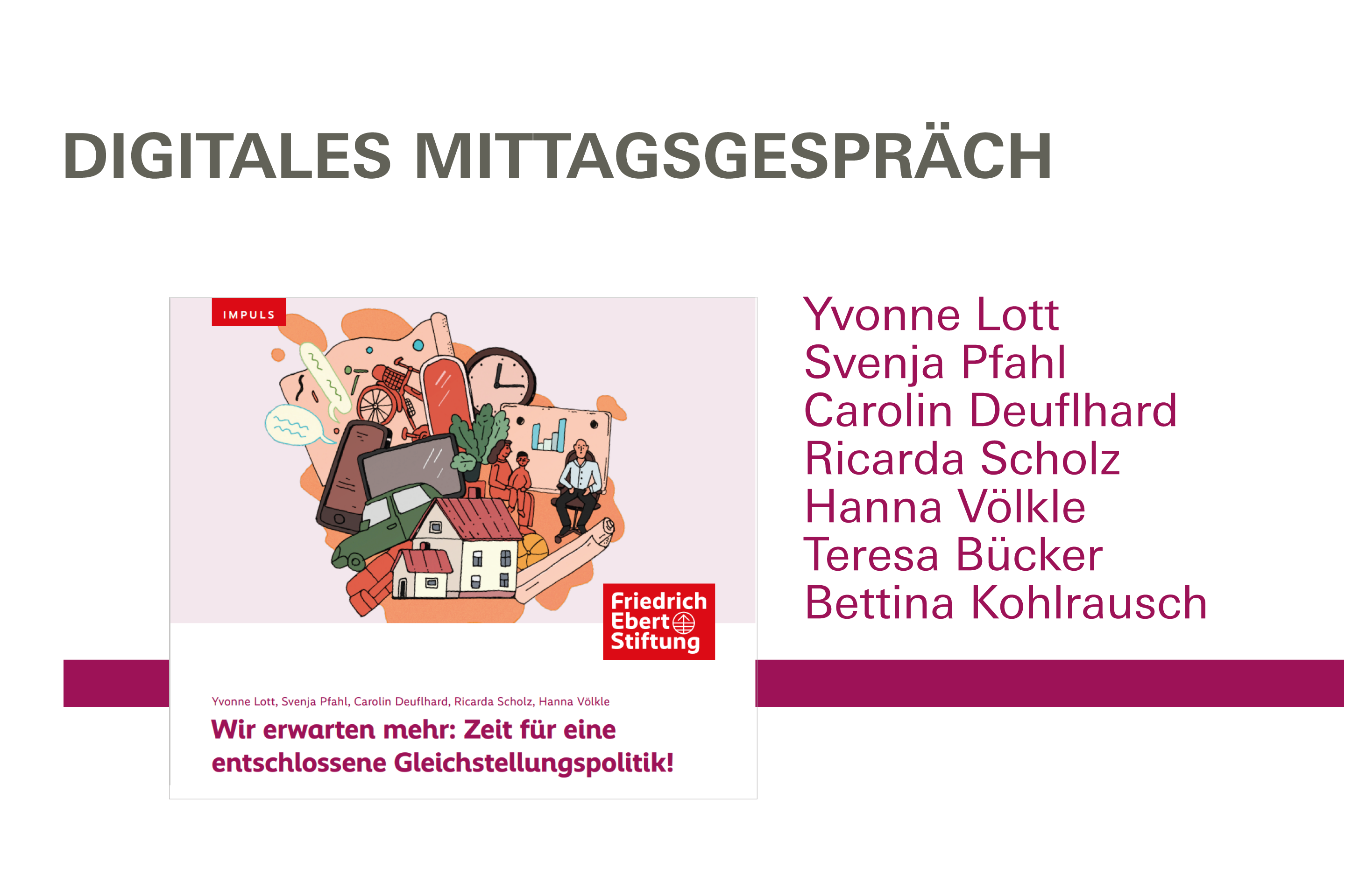 Cover des FES-Impulsbeitrags zur Arbeitszeitdebatte