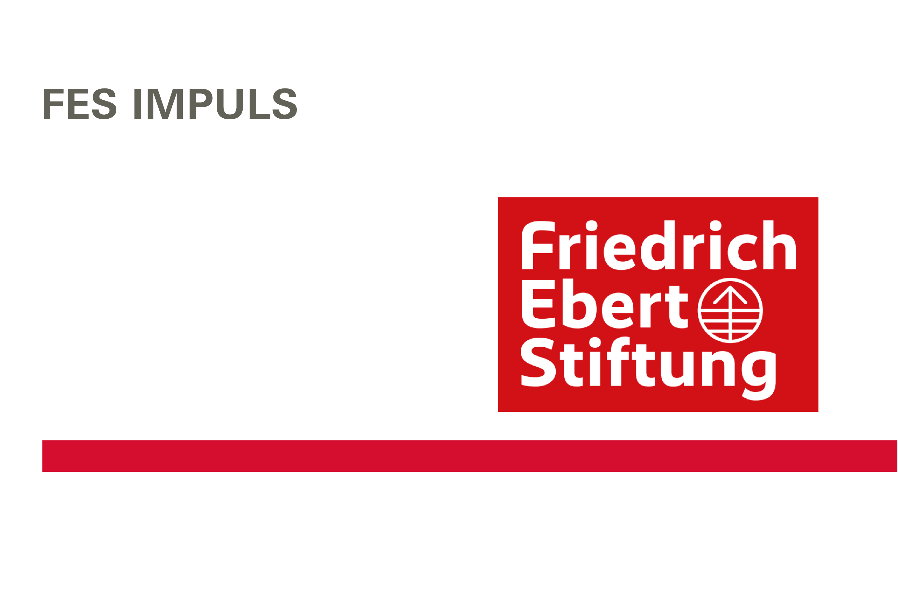 Logo der Friedrich-Ebert-Stiftung und Hinweis auf FES-Impulsbeitrag