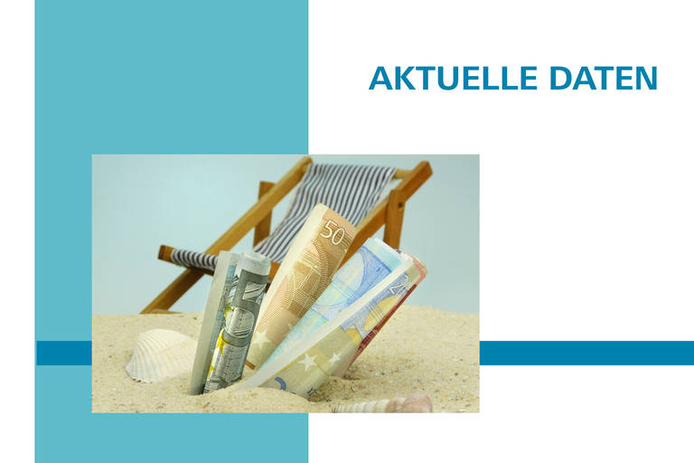 Liegestuhl, Geldscheine, Strand