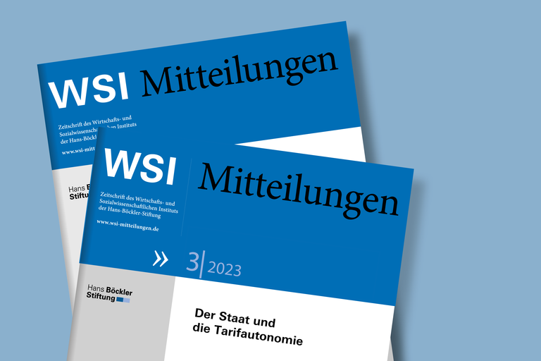 Foto: Cover der WSI-Mitteilungen
