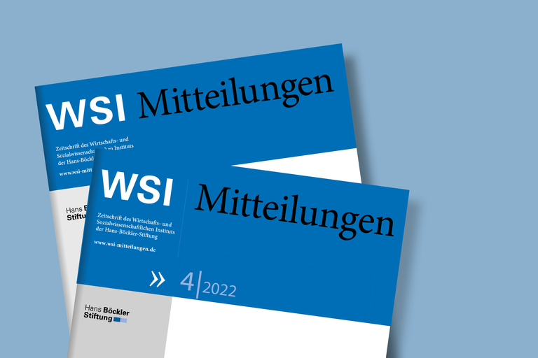 Foto: Cover der WSI-Mitteilungen