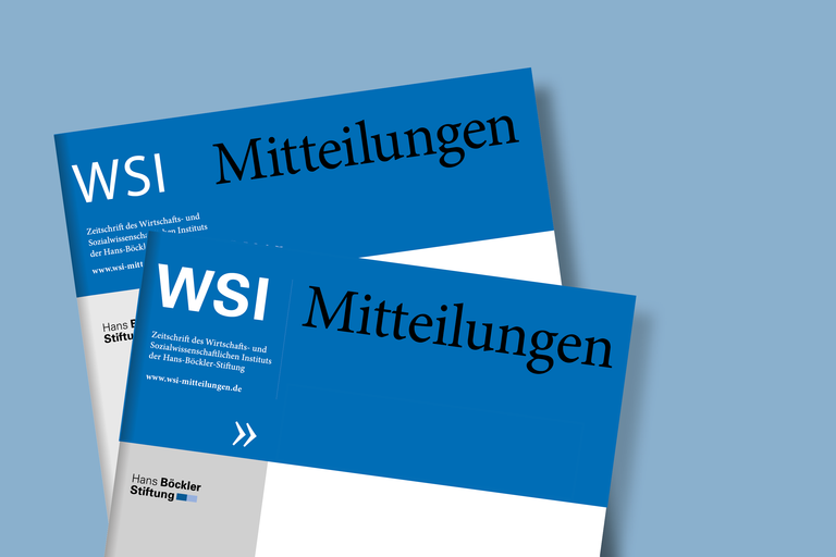 Foto: Cover der WSI-Mitteilungen